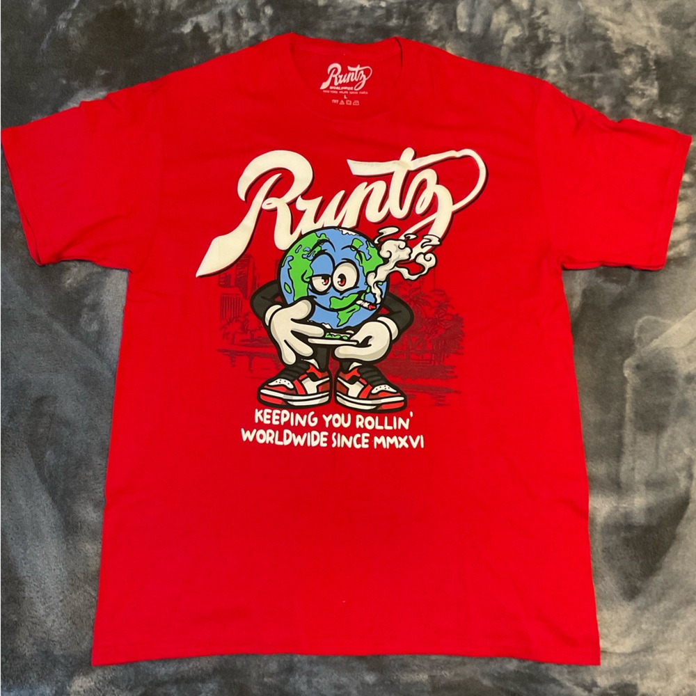 Red runtz t shirt